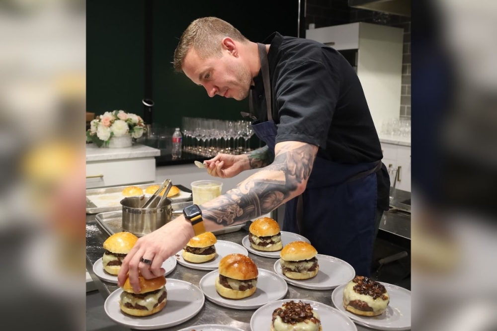Head chef and owner Tim van Ee decided to change careers and focus on his passion for cooking in late-2018. (Courtesy Pizza making classes are popular among customers because they can put their own spin on it, van Ee said. (Courtesy Flavors on Fire)